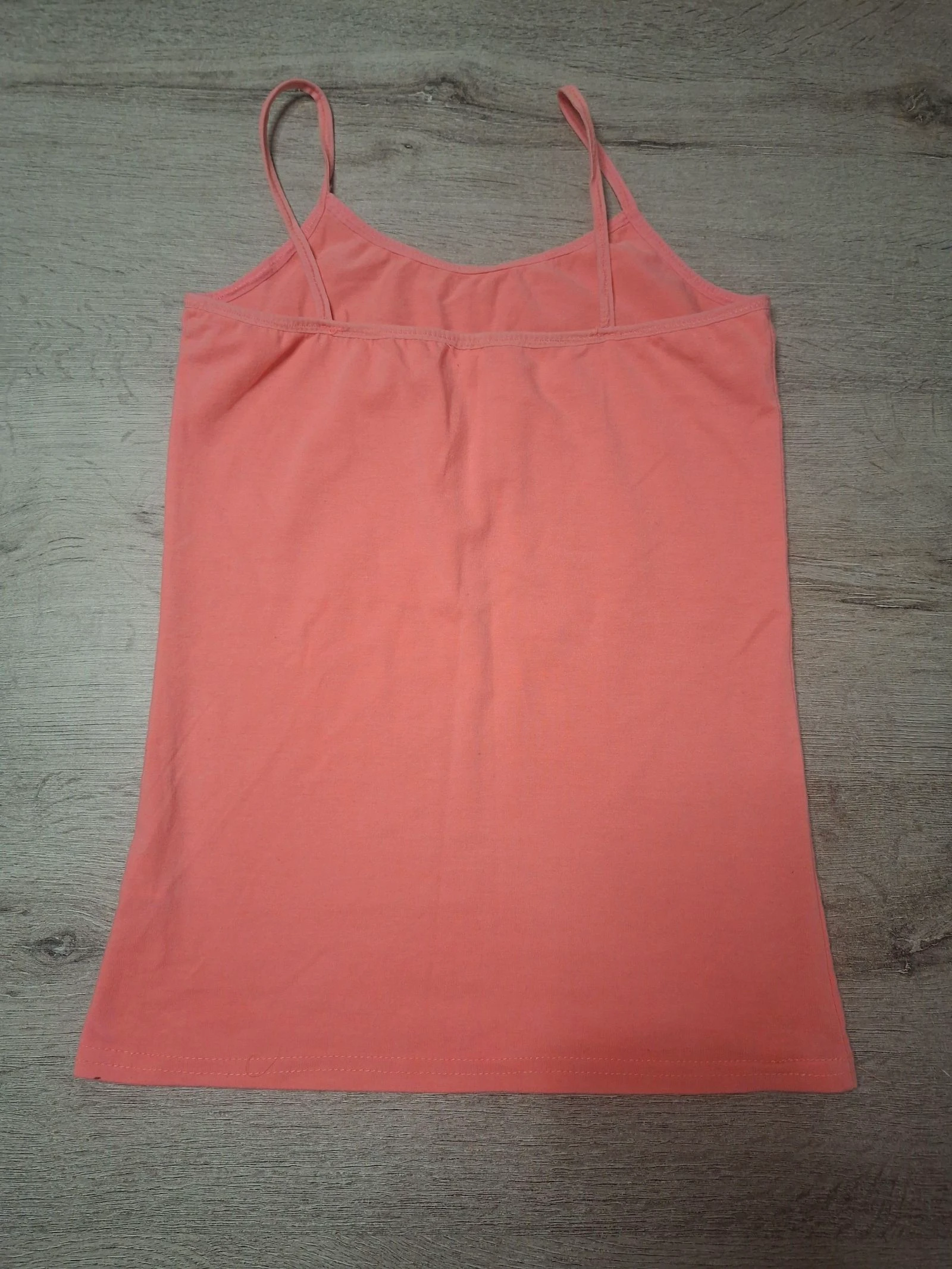 🌷F2-09🌷Top feminino coral com alças finas – Tamanho 158/164 – Leve e confortável🌷 – photo 4